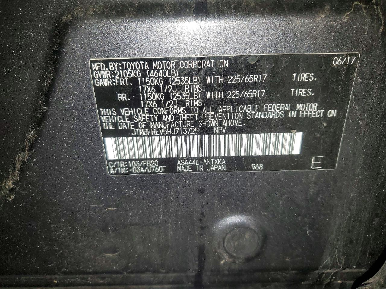 2017 TOYOTA RAV4 LE photo 14