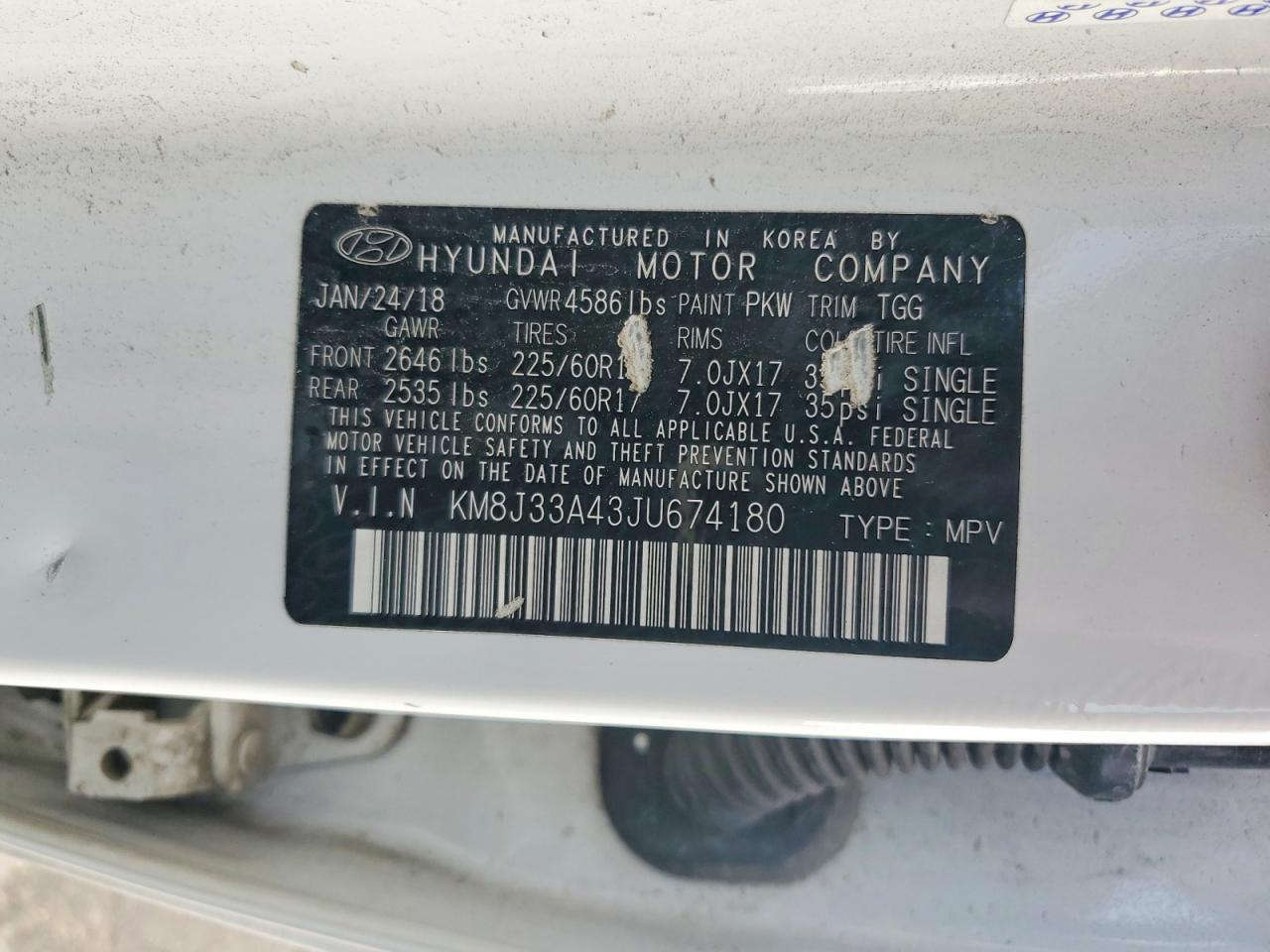 2018 HYUNDAI TUCSON SEL photo 34