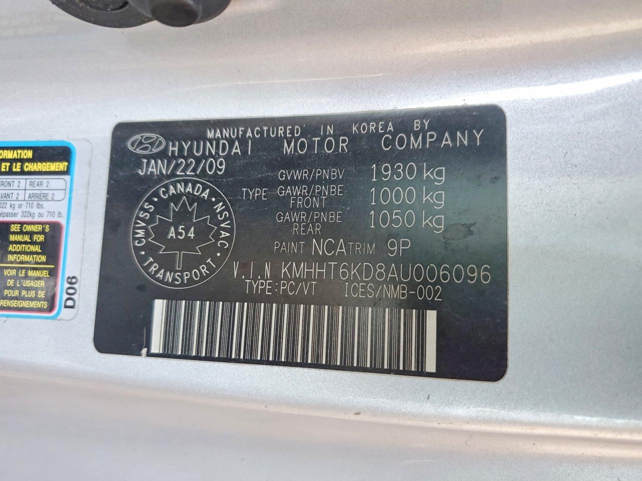 2010 HYUNDAI GENESIS COUPE 2.0T photo 12