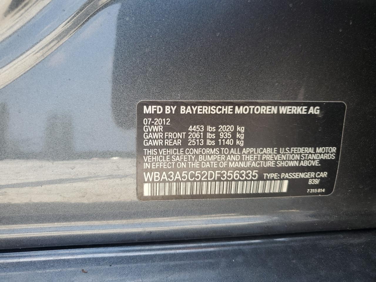2013 BMW 328 I photo 12