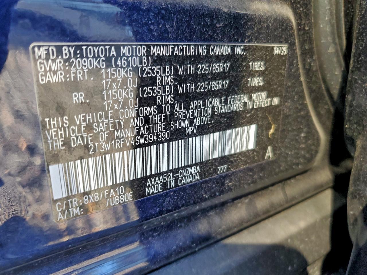 2025 TOYOTA RAV4 XLE photo 13