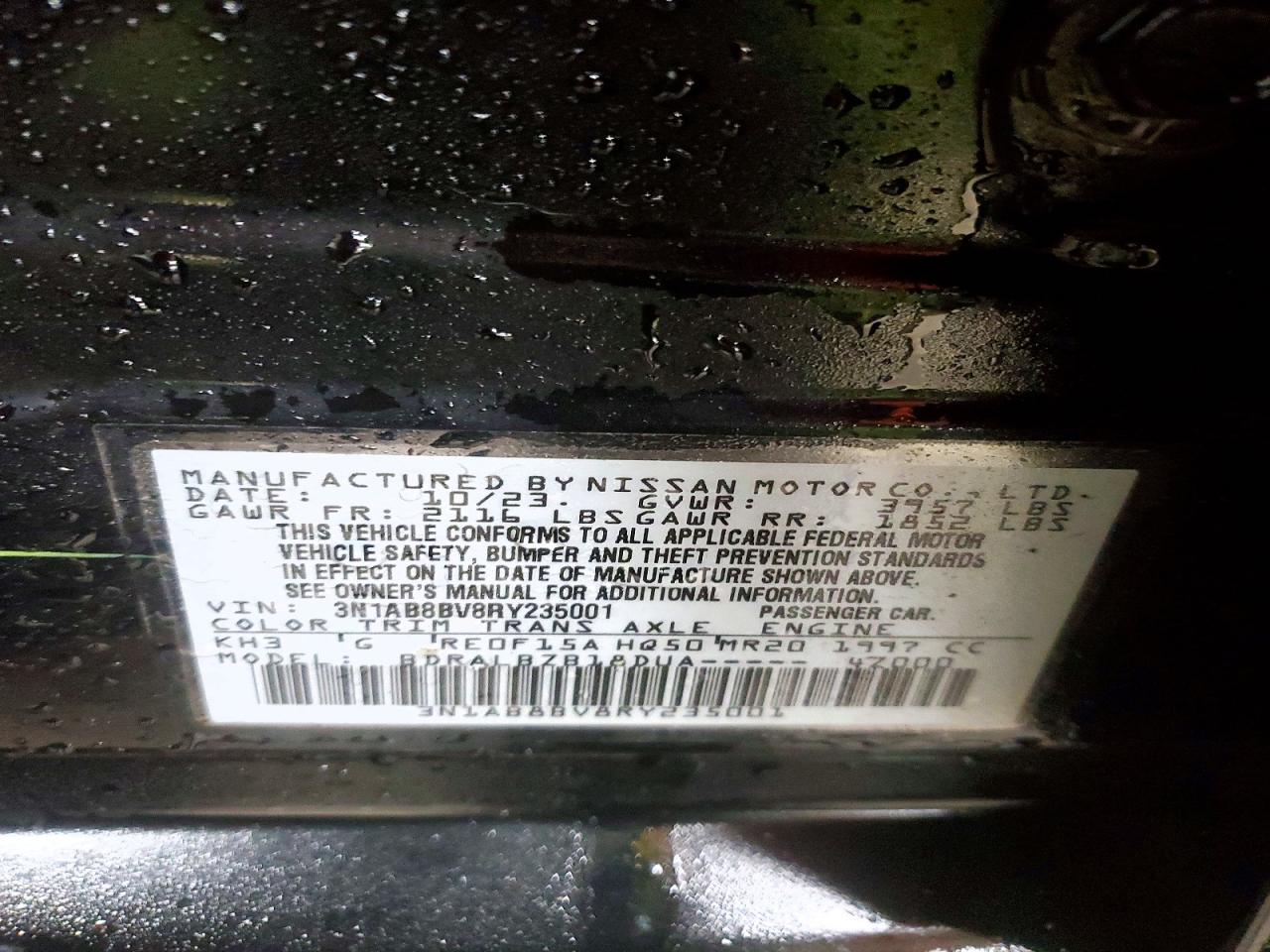 2024 NISSAN SENTRA S photo 12