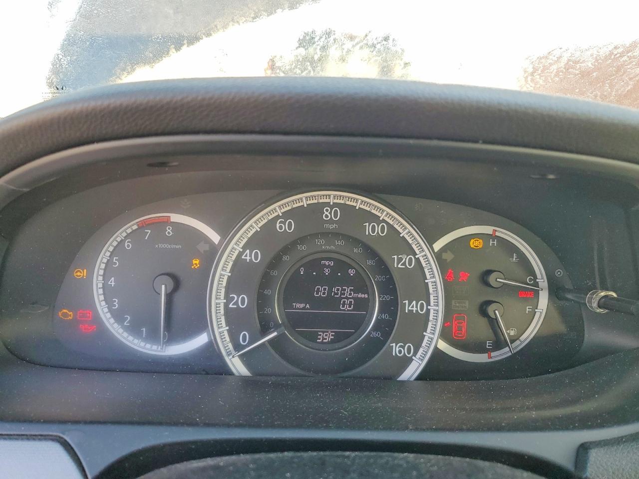 2014 HONDA ACCORD LX photo 9