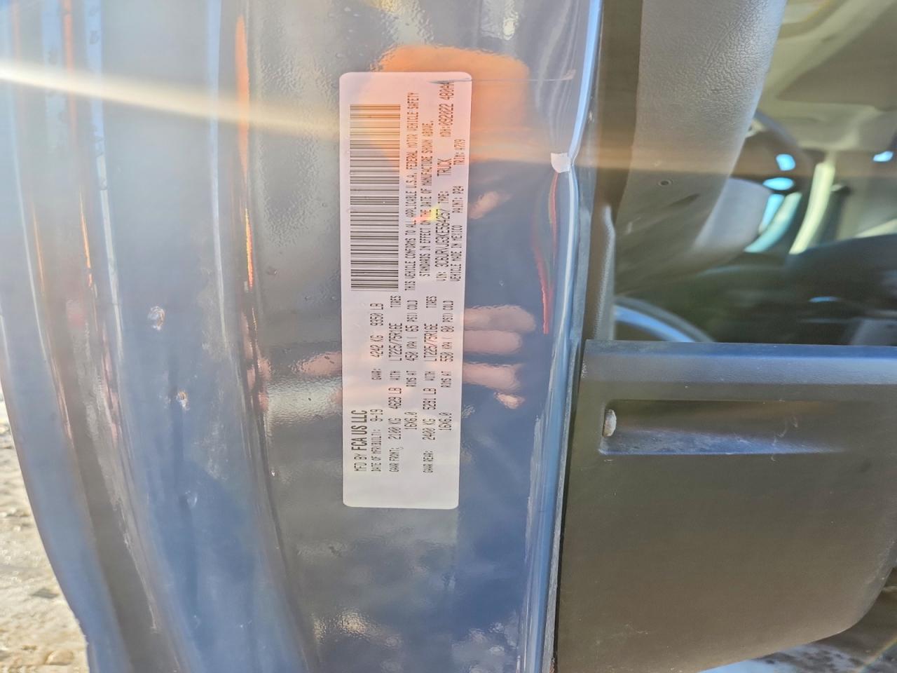 2019 RAM PROMASTER 3500 3500 HIGH photo 13