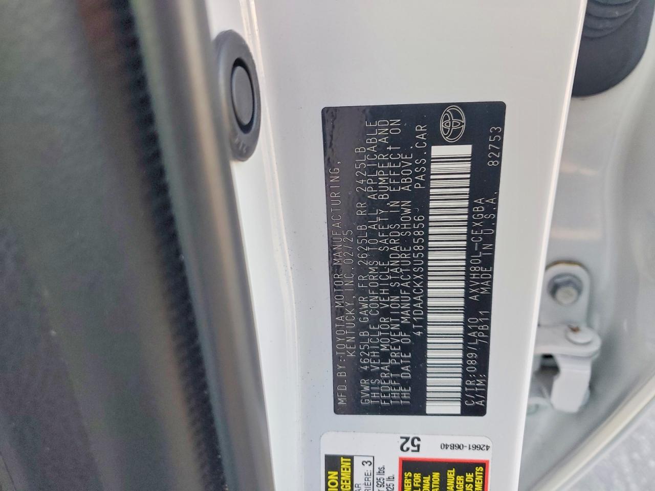 2025 TOYOTA CAMRY XSE photo 12