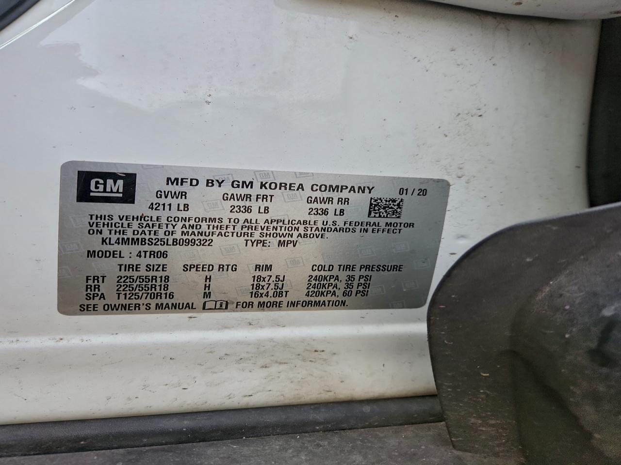 2020 BUICK ENCORE GX PREFERRED photo 13