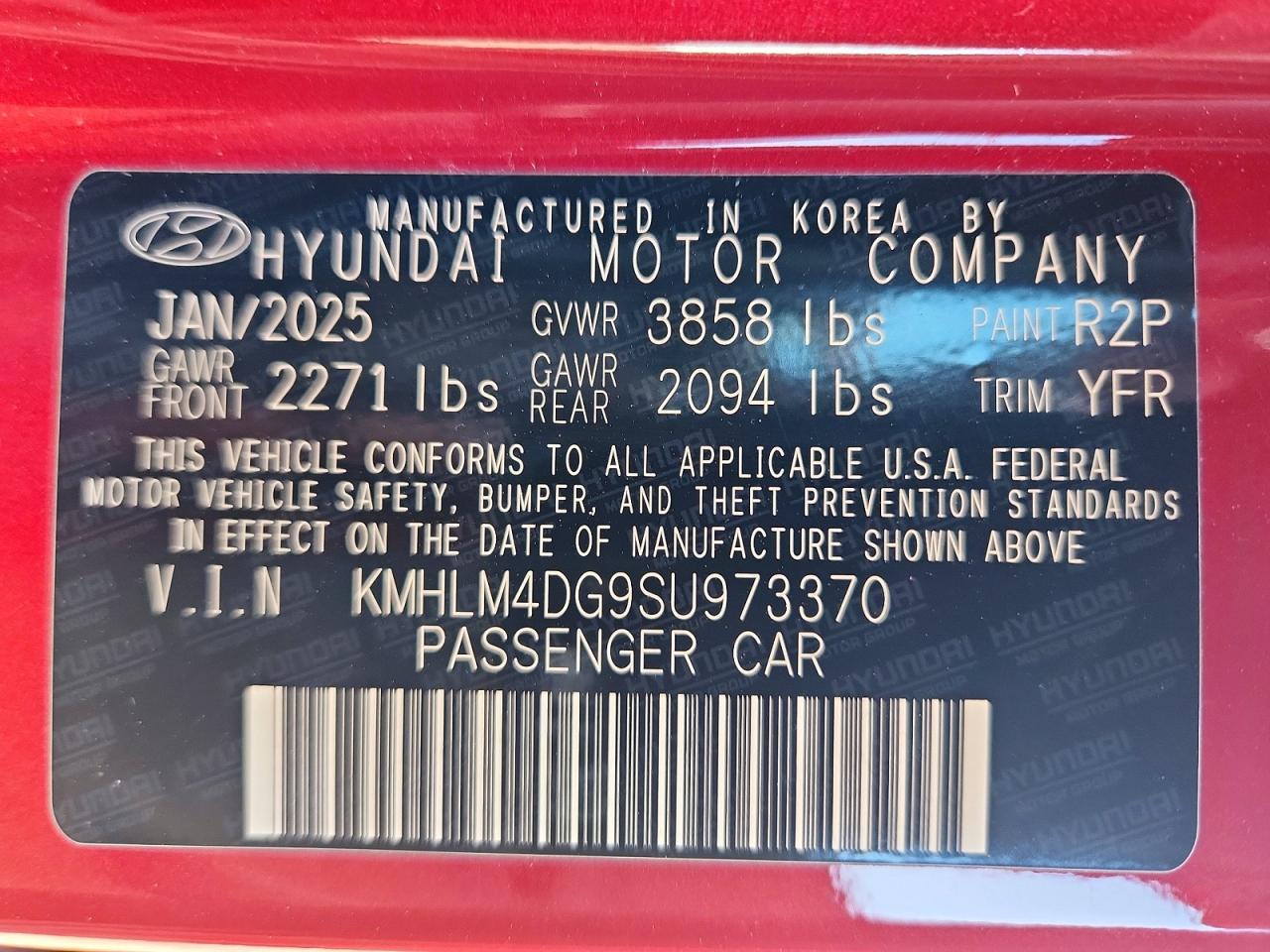 2025 HYUNDAI ELANTRA SEL SPORT photo 12