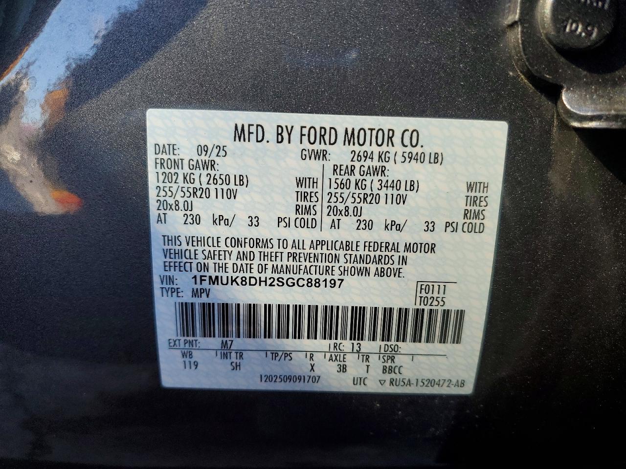 2025 FORD EXPLORER ACTIVE photo 12