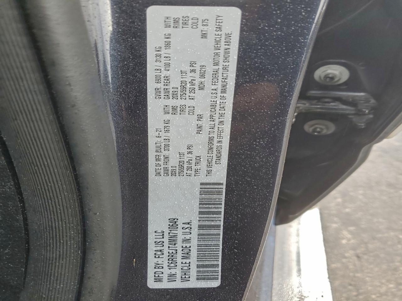 2021 RAM 1500 LARAMIE photo 37