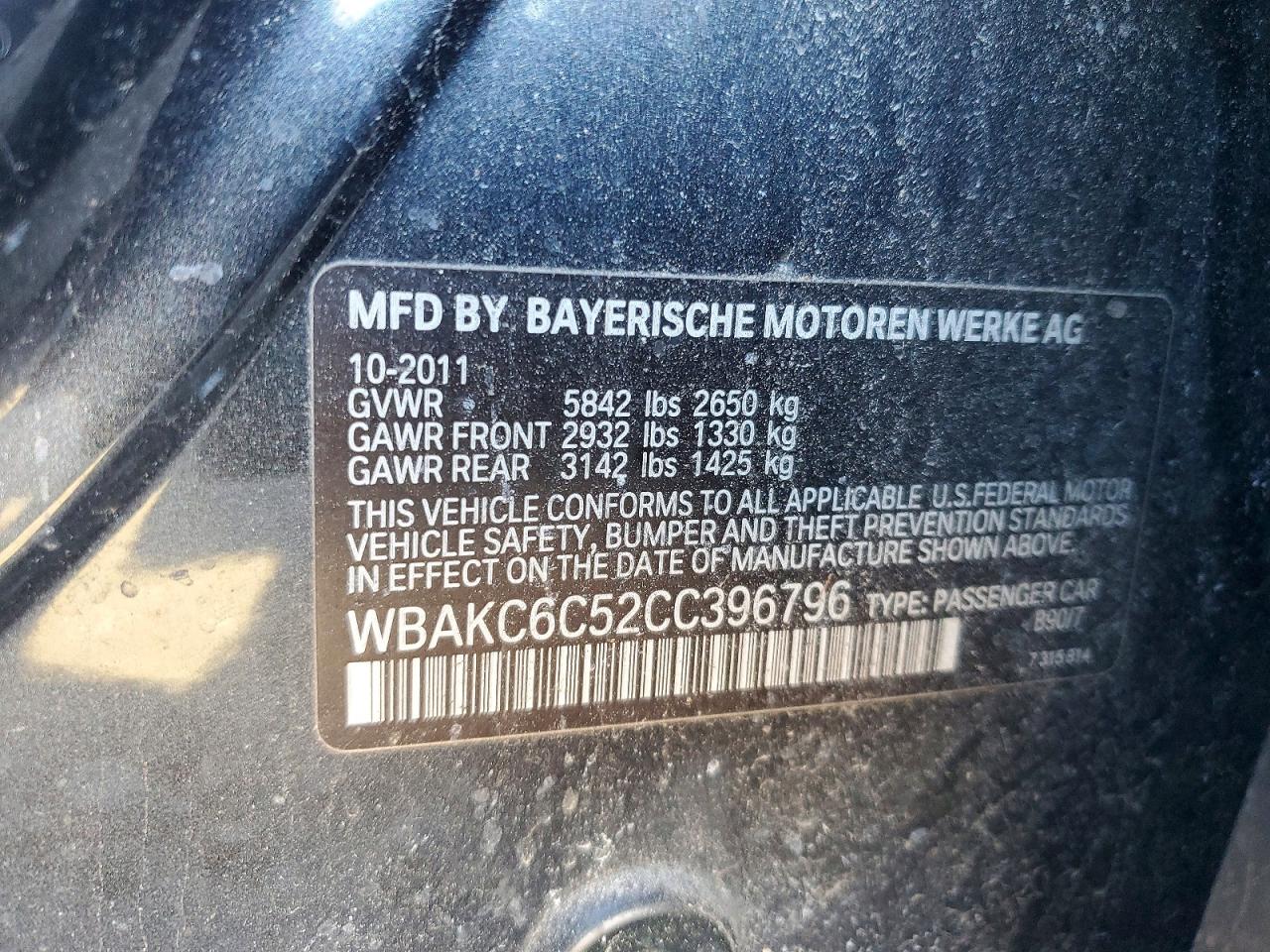 2012 BMW 750 XI photo 23
