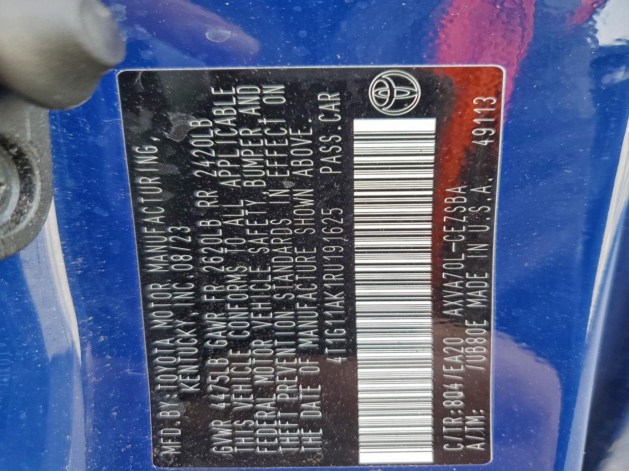 2024 TOYOTA CAMRY SE NIGHT SHADE photo 12