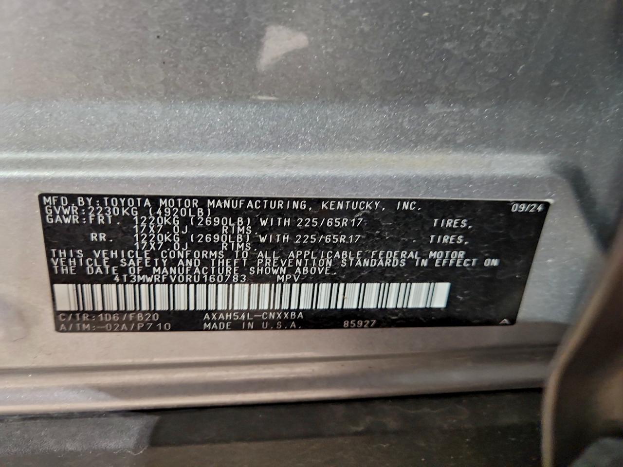 2024 TOYOTA RAV4 LE photo 13