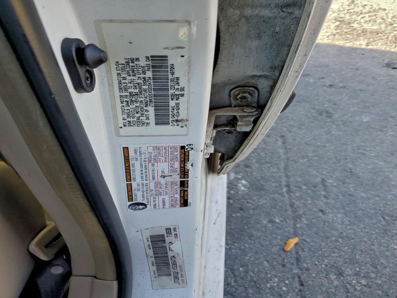 2005 TOYOTA COROLLA CE photo 12