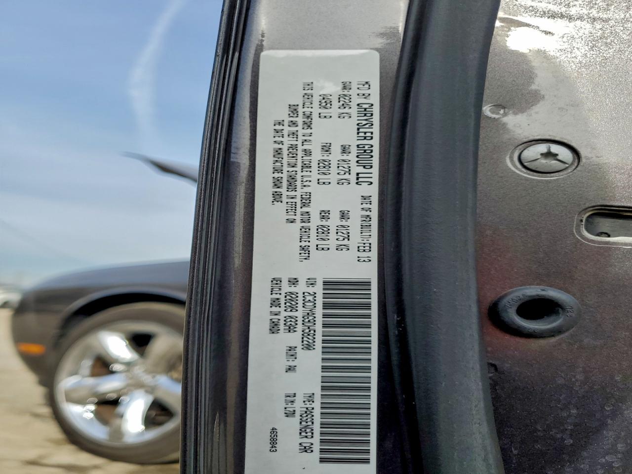 2013 DODGE CHALLENGER SXT photo 13