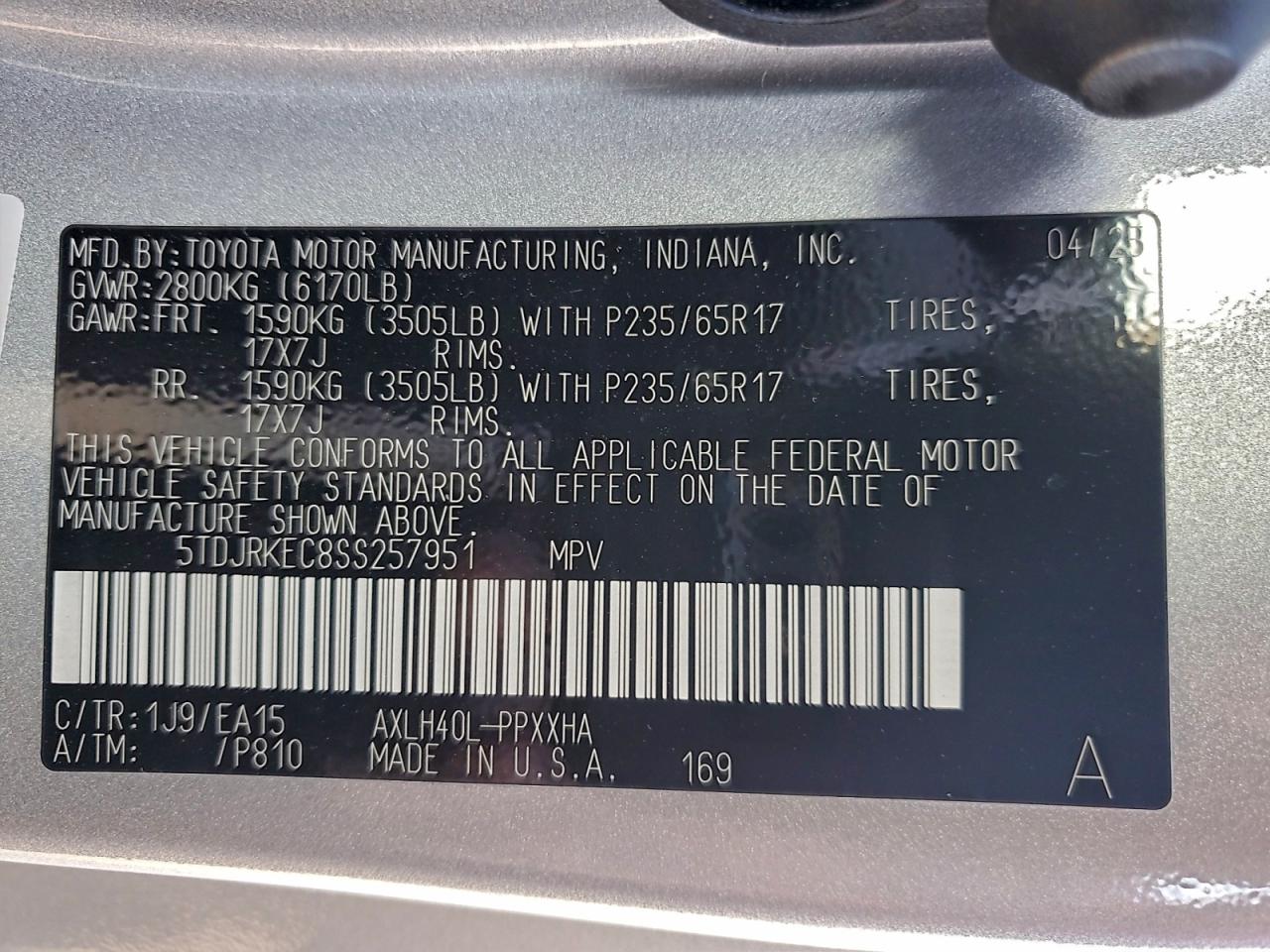 2025 TOYOTA SIENNA XLE photo 14