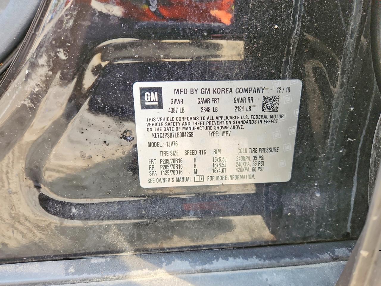 2020 CHEVROLET TRAX 1LT photo 23