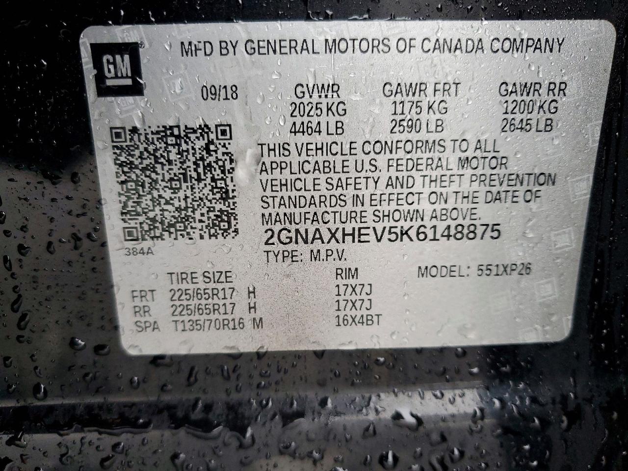 2019 CHEVROLET EQUINOX LS photo 13