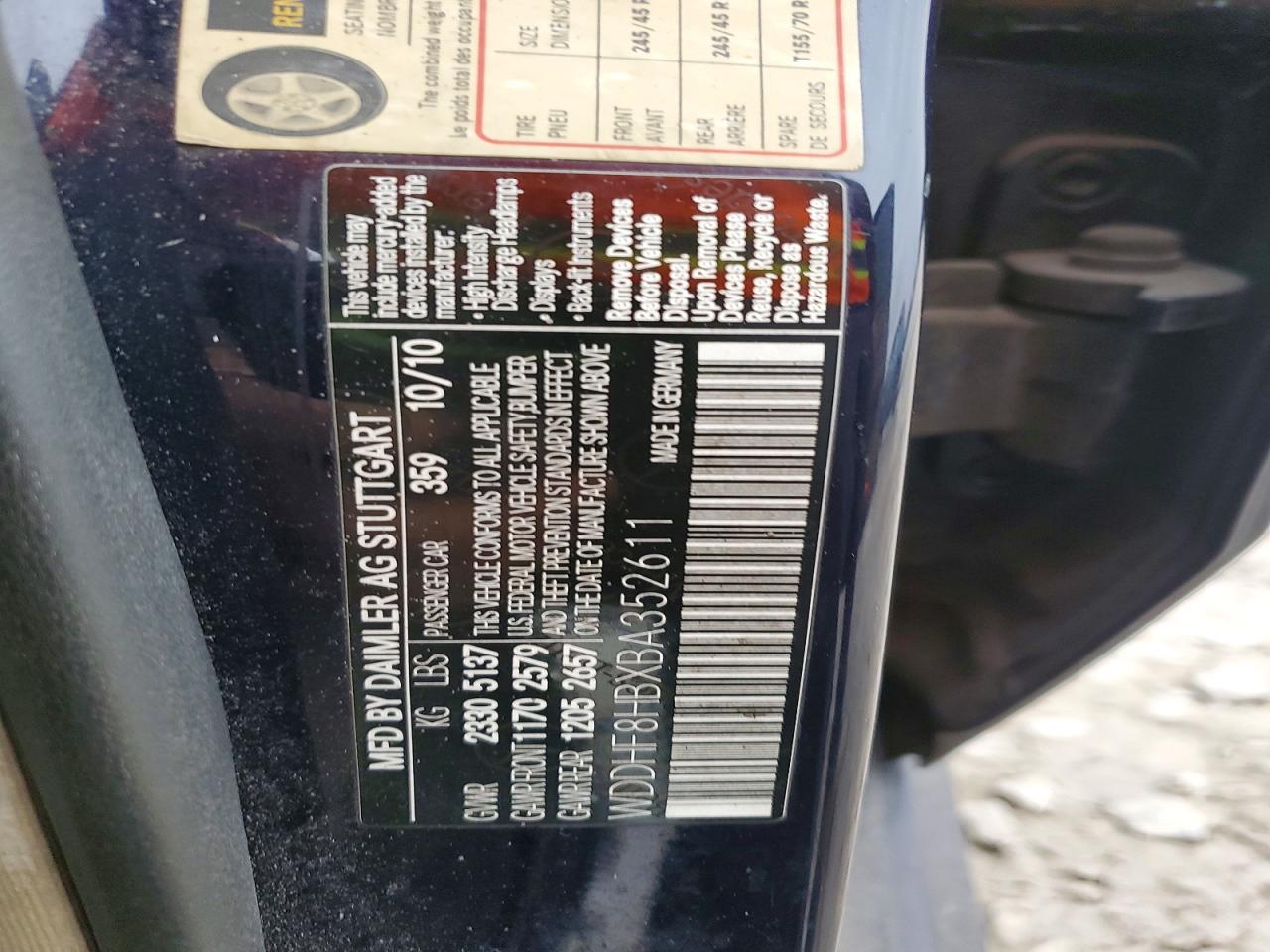 2011 MERCEDES-BENZ E 350 4MATIC photo 12