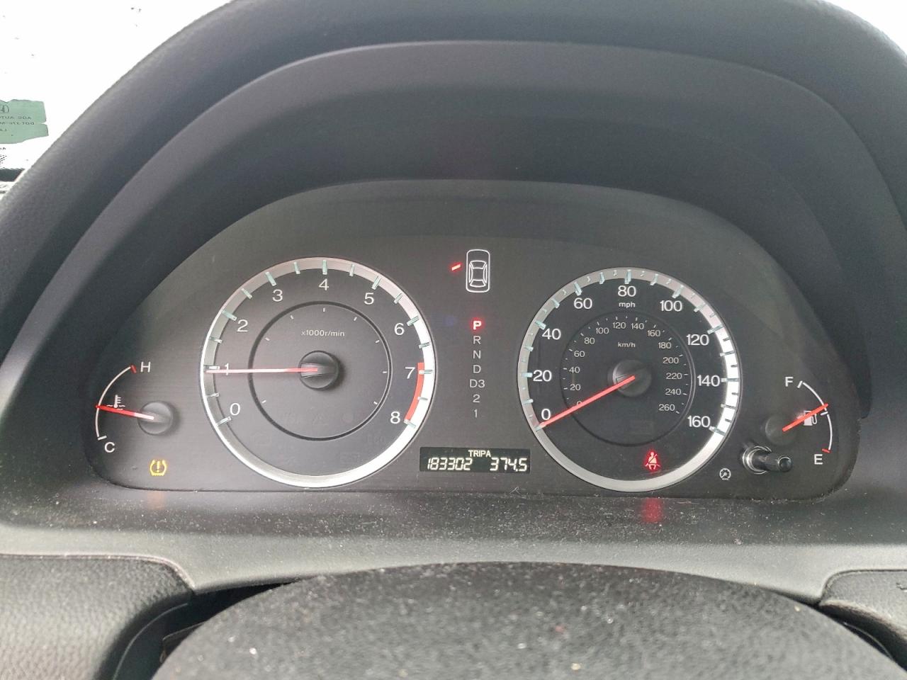2010 HONDA ACCORD LX photo 9