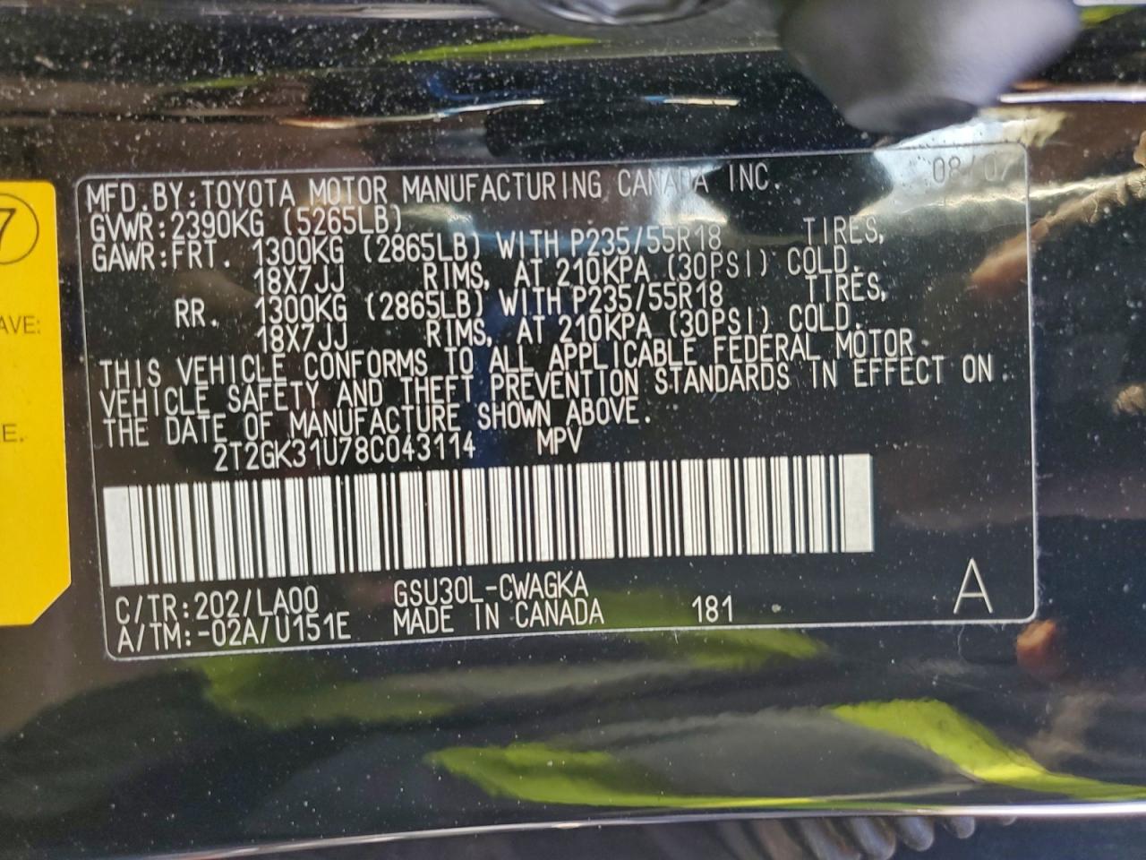 2008 LEXUS RX 350 photo 13
