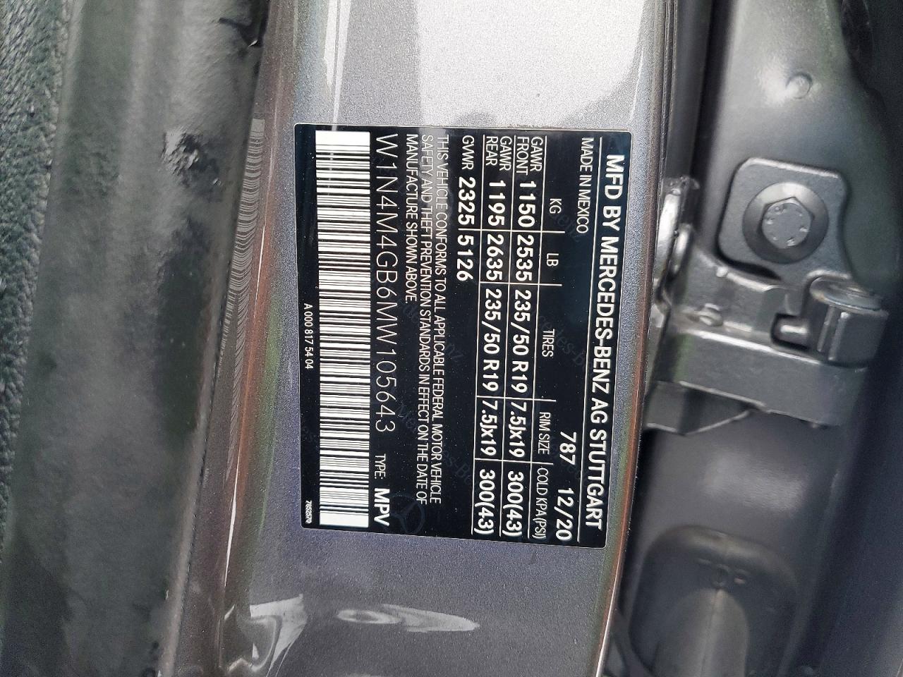 2021 MERCEDES-BENZ GLB 250 photo 13