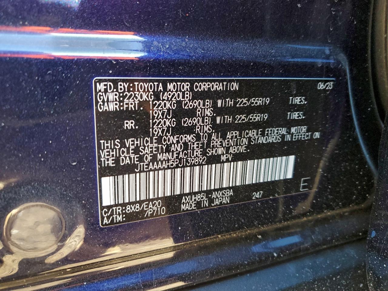 2023 TOYOTA VENZA LE photo 13