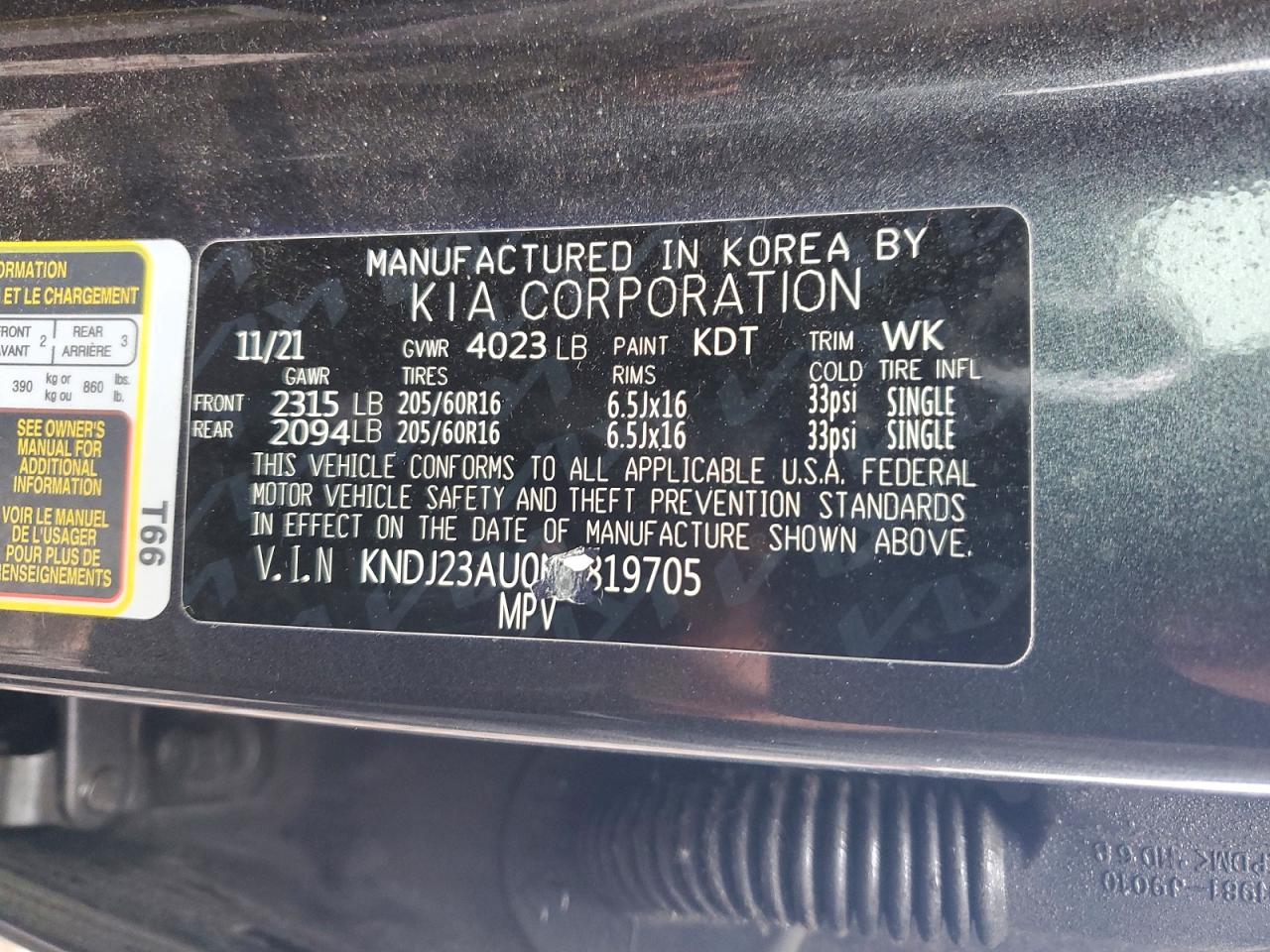 2022 KIA SOUL LX photo 12
