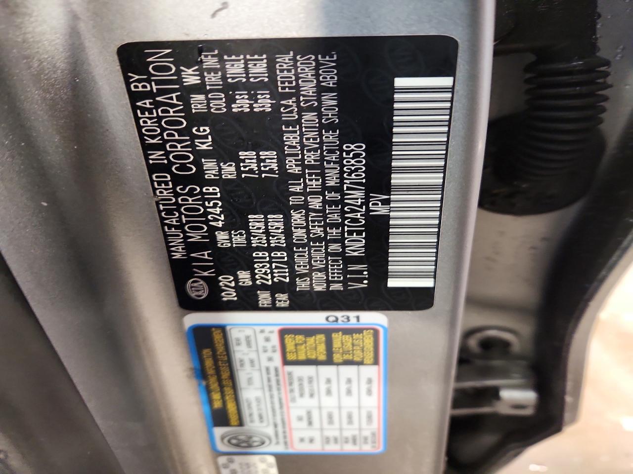 2021 KIA SELTOS SX photo 13