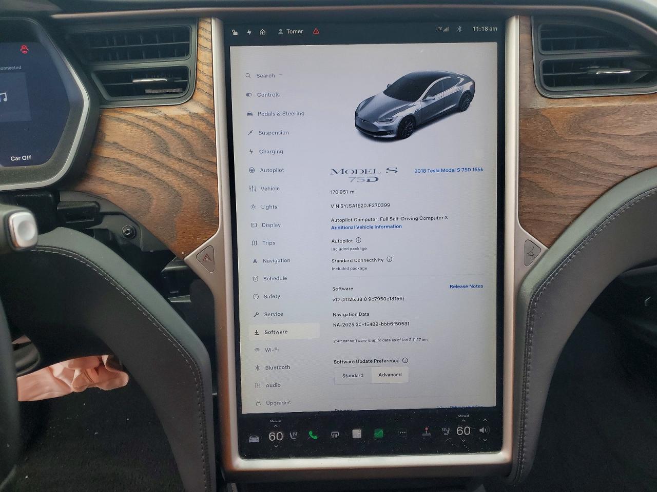 2018 TESLA MODEL S photo 17