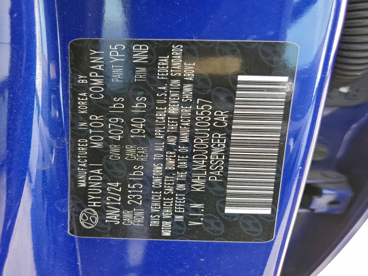 2024 HYUNDAI ELANTRA LIMITED photo 25