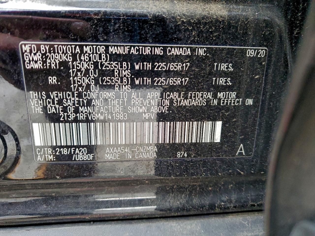2021 TOYOTA RAV4 XLE photo 13