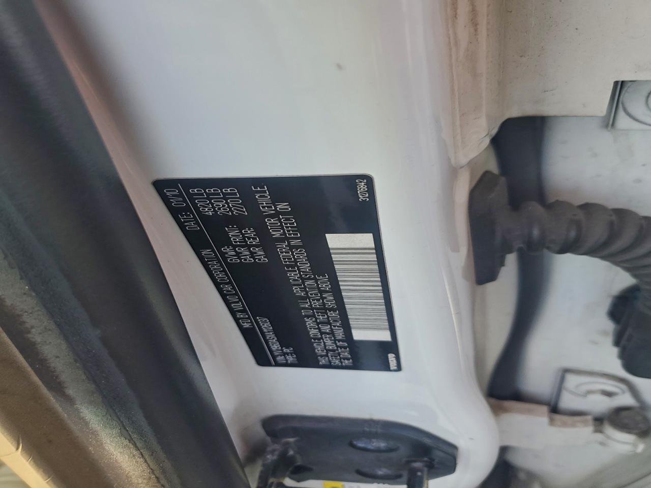 2010 VOLVO S80 3.2 photo 12