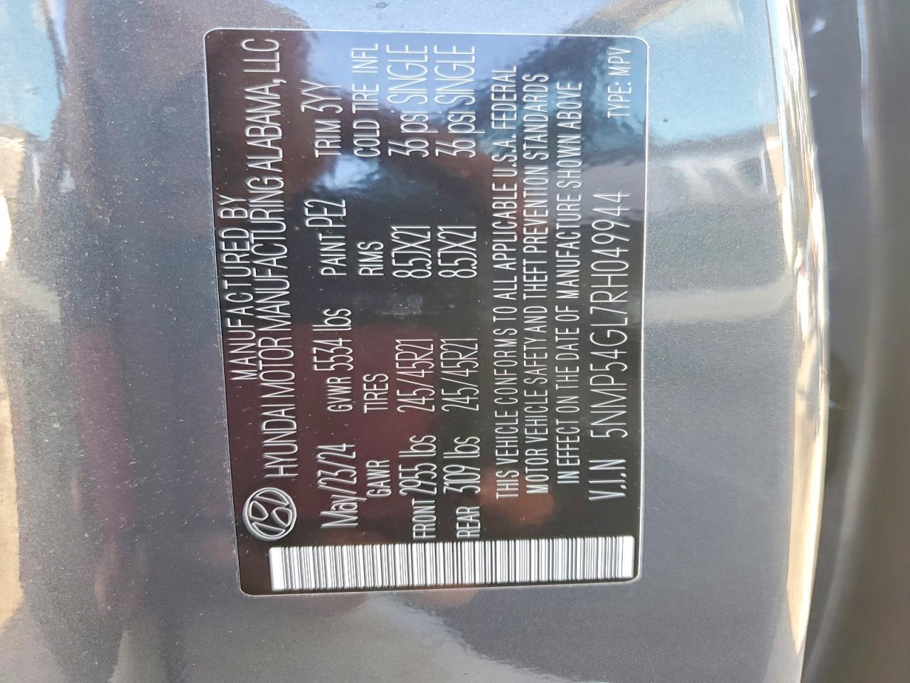 2024 HYUNDAI SANTA FE CALLIGRAPHY photo 13
