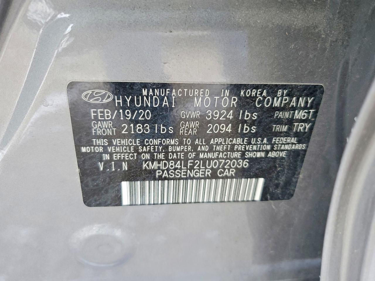 2020 HYUNDAI ELANTRA SEL photo 13