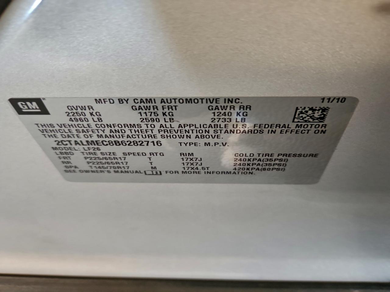 2011 GMC TERRAIN SLE photo 25