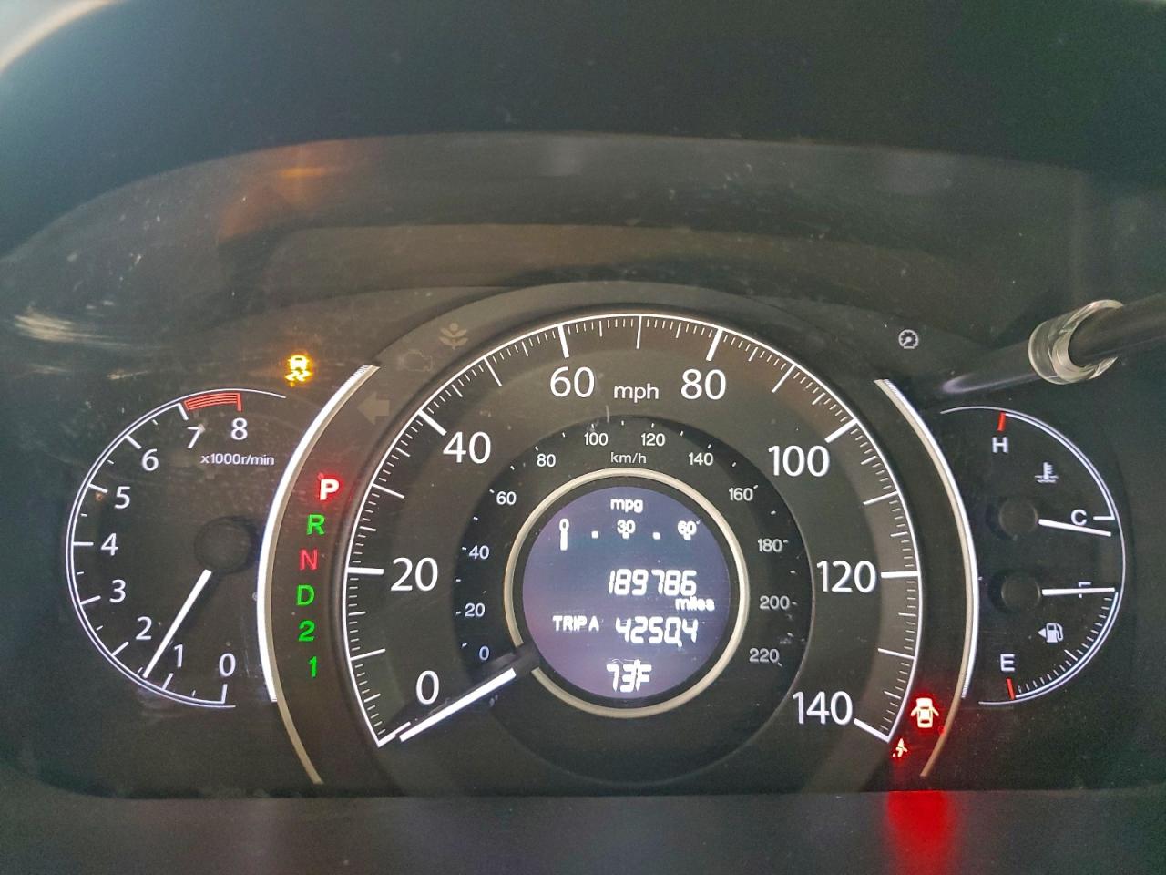 2012 HONDA CR-V LX photo 9