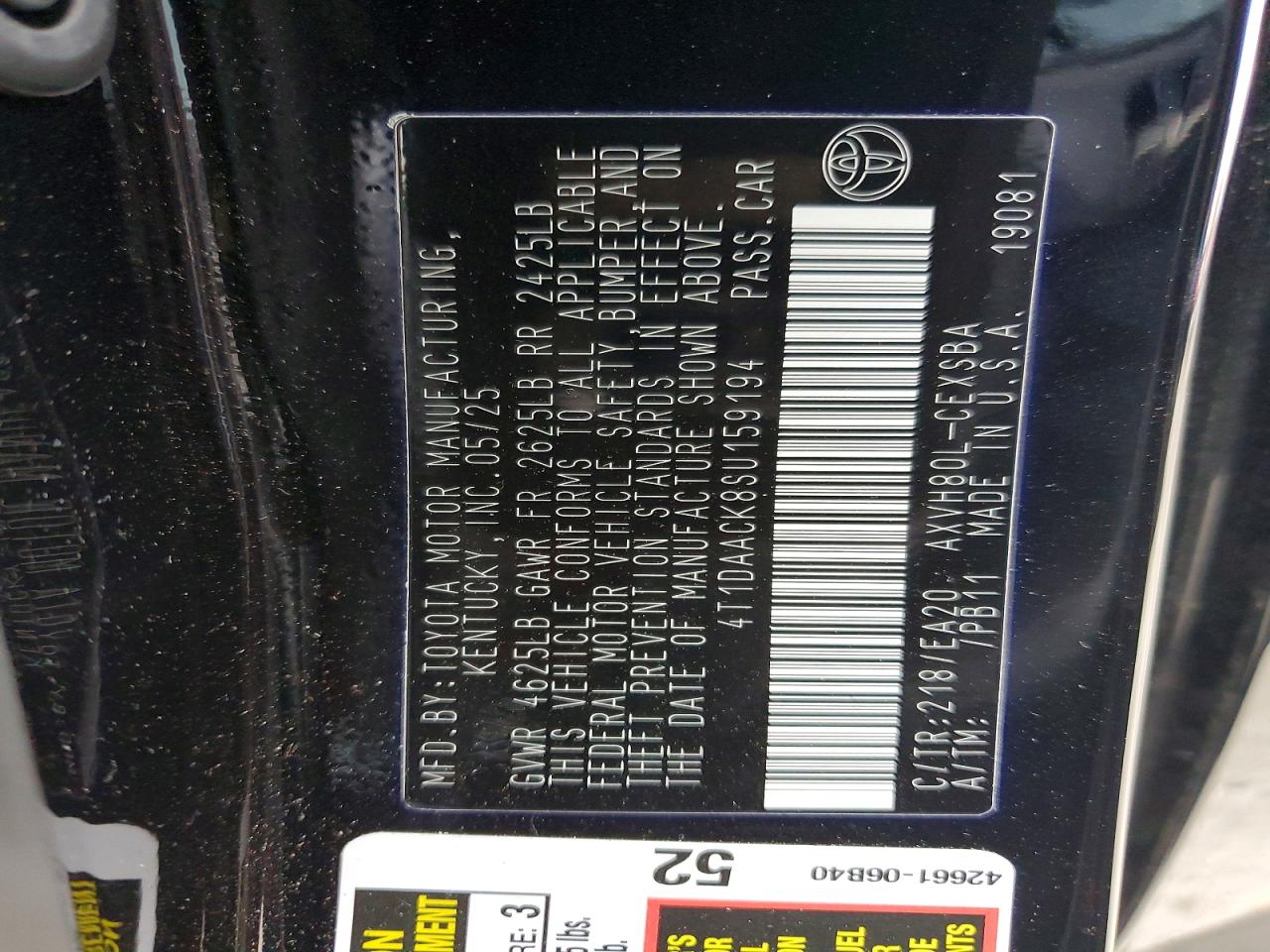 2025 TOYOTA CAMRY XSE photo 12
