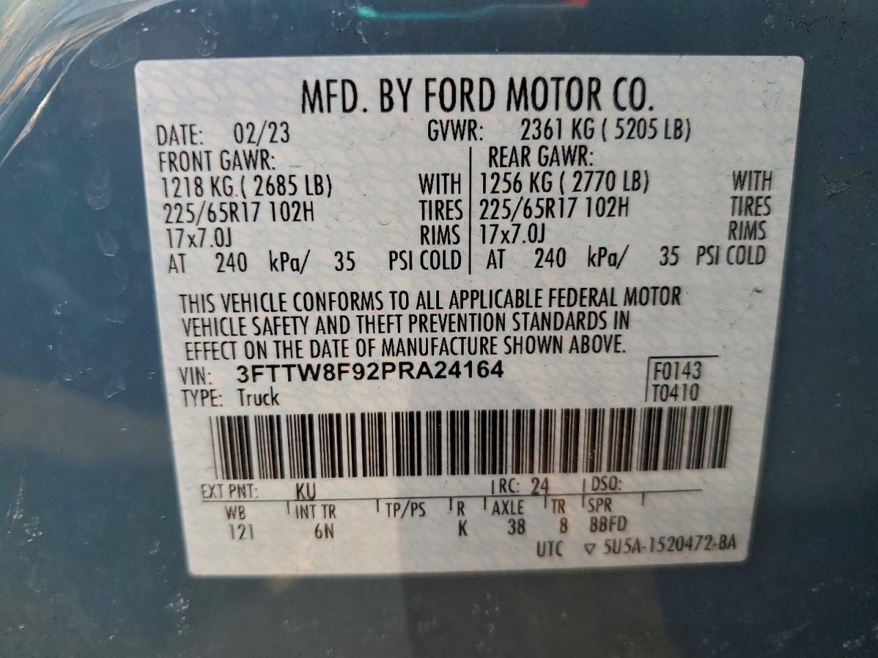 2023 FORD MAVERICK XL photo 12