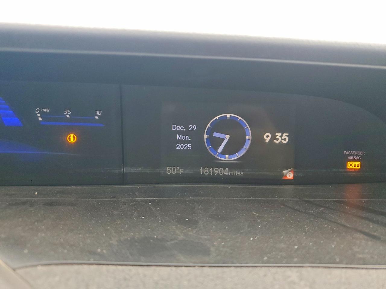 2012 HONDA CIVIC EXL photo 9