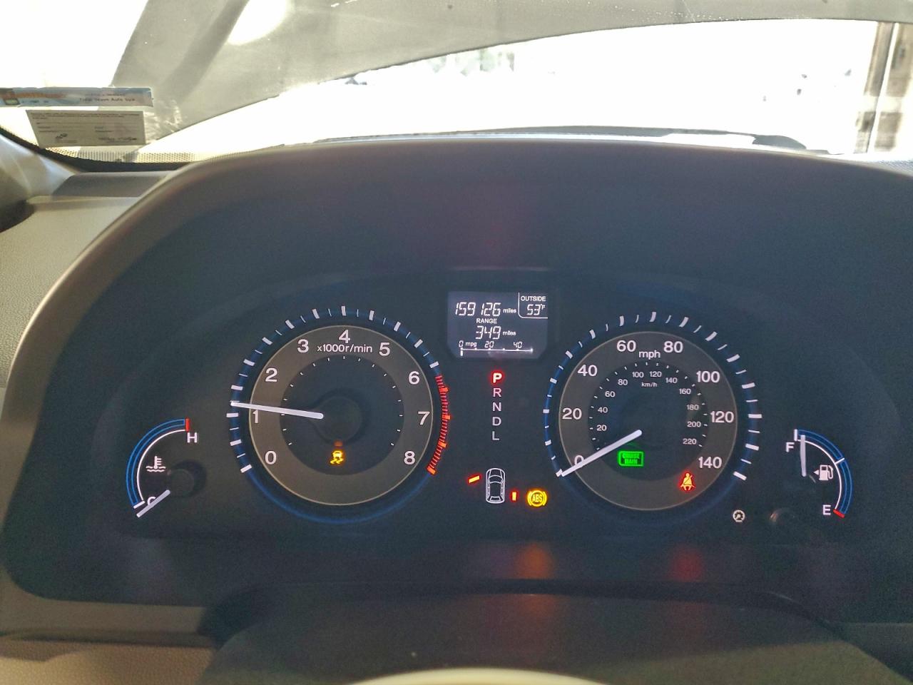 2012 HONDA ODYSSEY EX photo 9