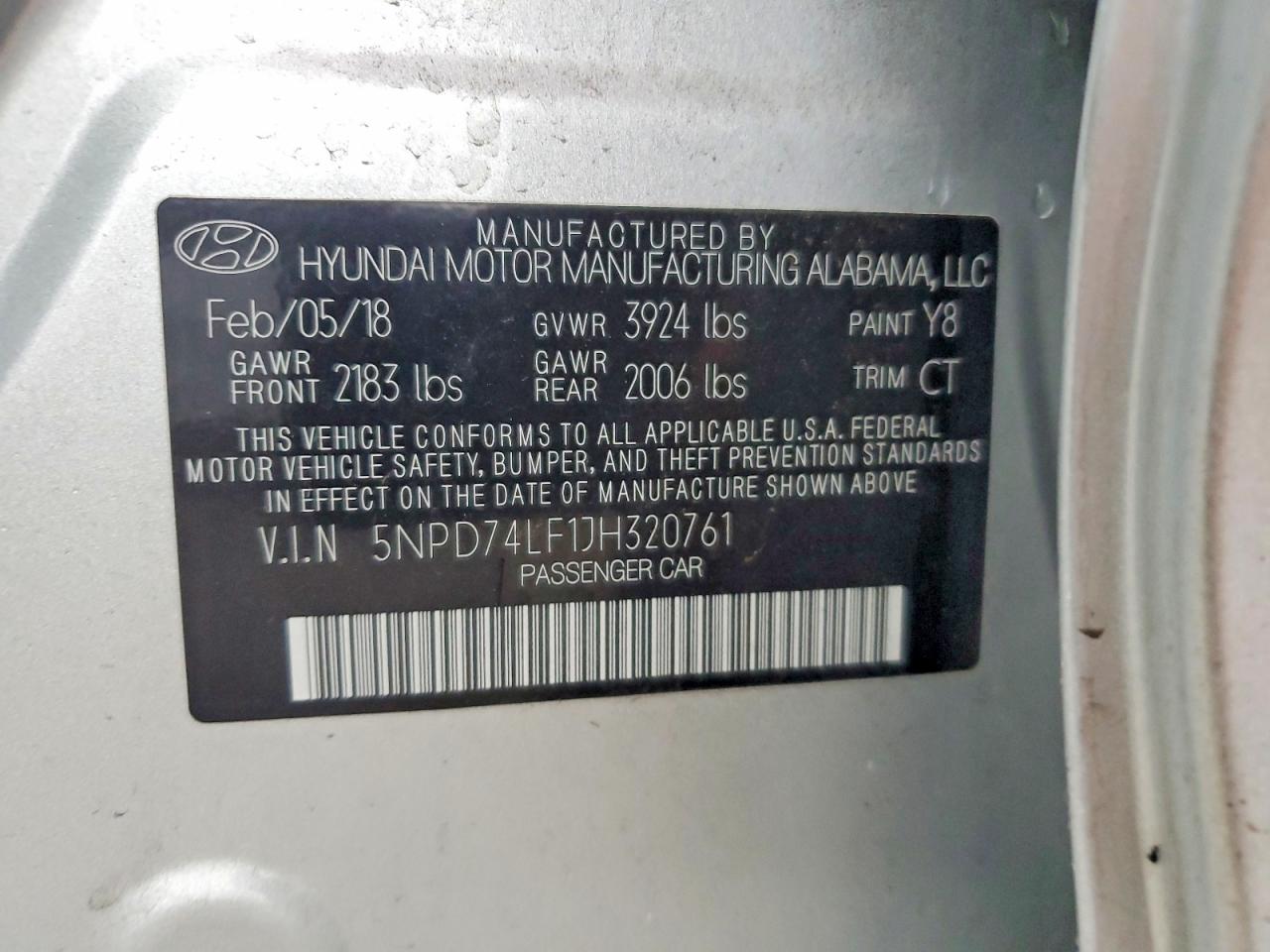 2018 HYUNDAI ELANTRA SE photo 12