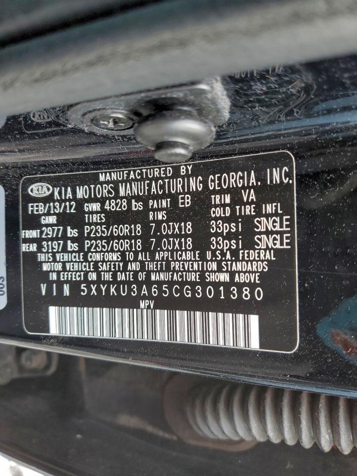 2012 KIA SORENTO EX photo 13