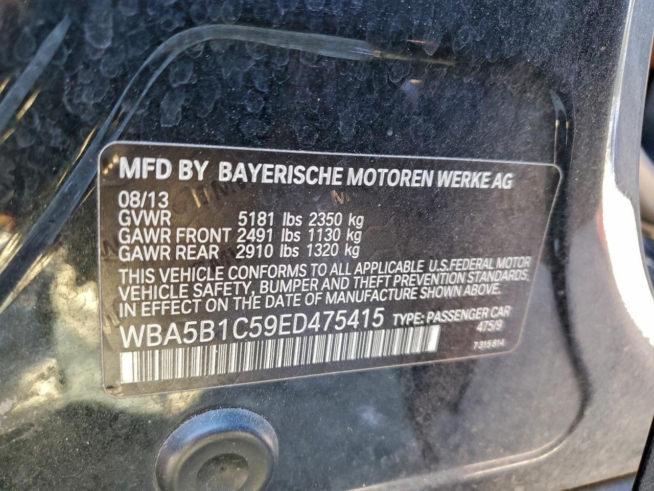 2014 BMW 535 I photo 13