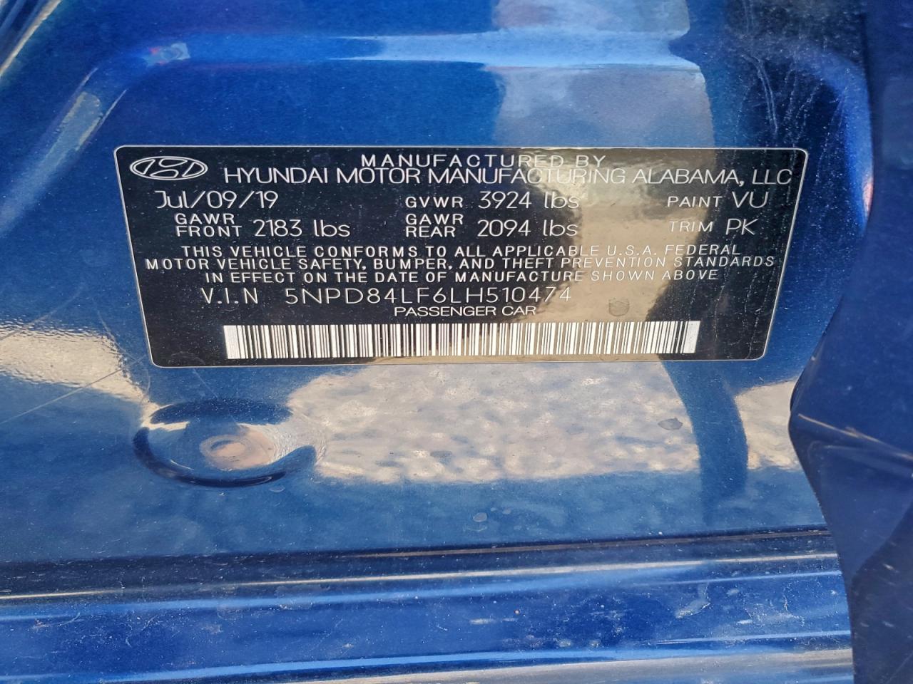 2020 HYUNDAI ELANTRA SEL photo 12