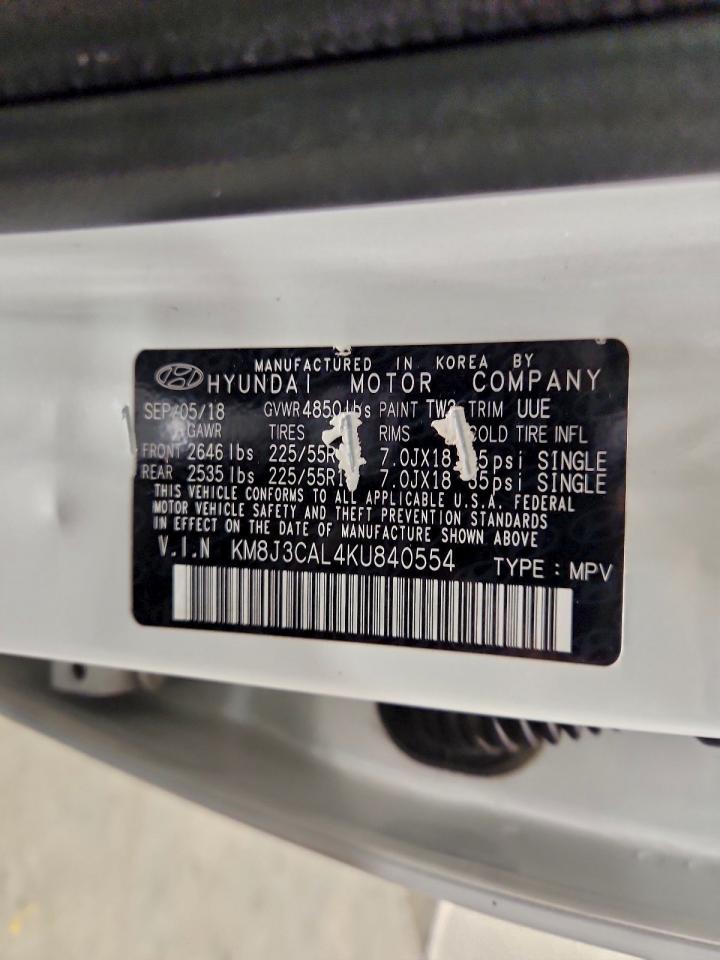 2019 HYUNDAI TUCSON LIMITED photo 13