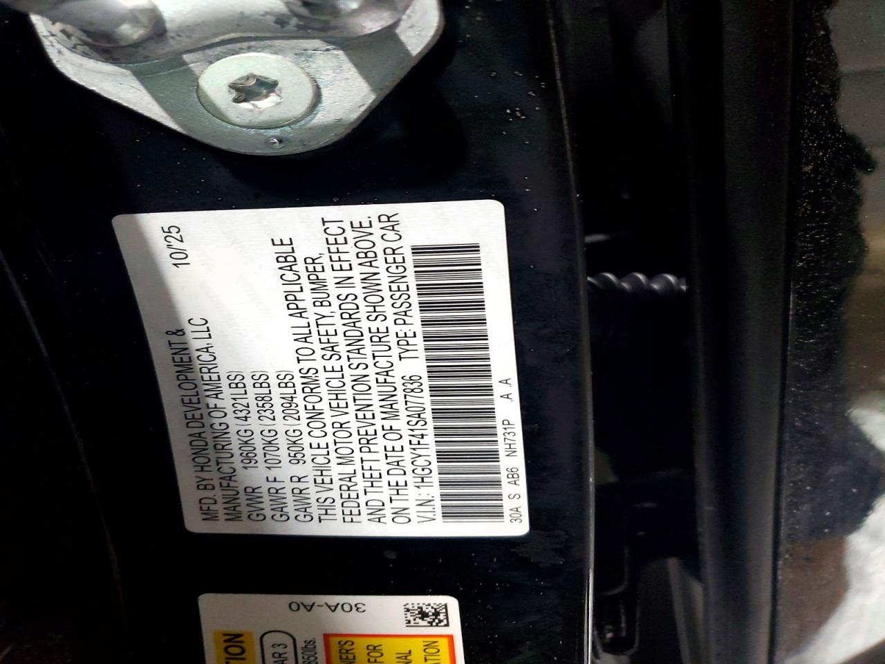 2025 HONDA ACCORD SE photo 13