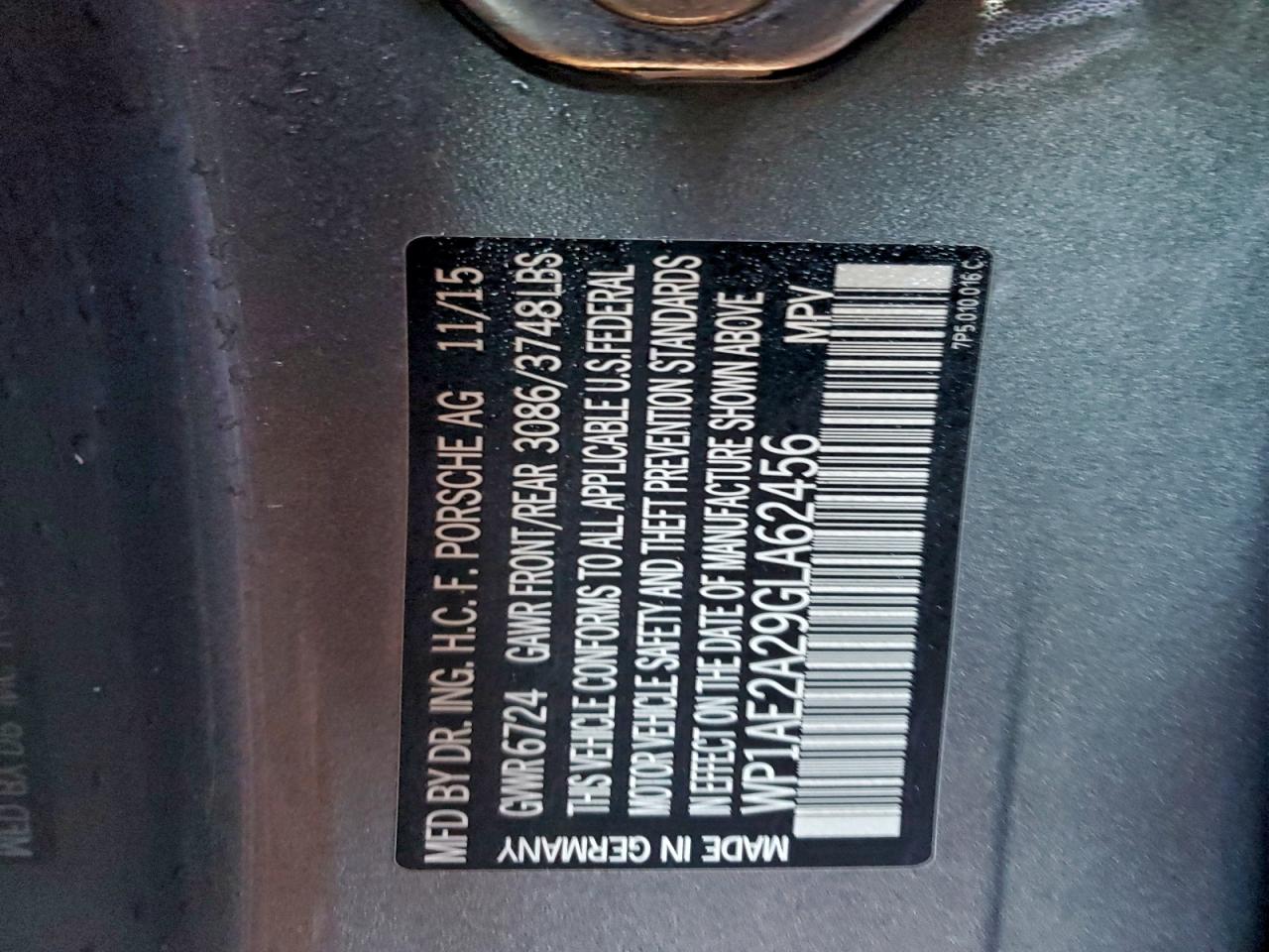 2016 PORSCHE CAYENNE SE HYBRID photo 12