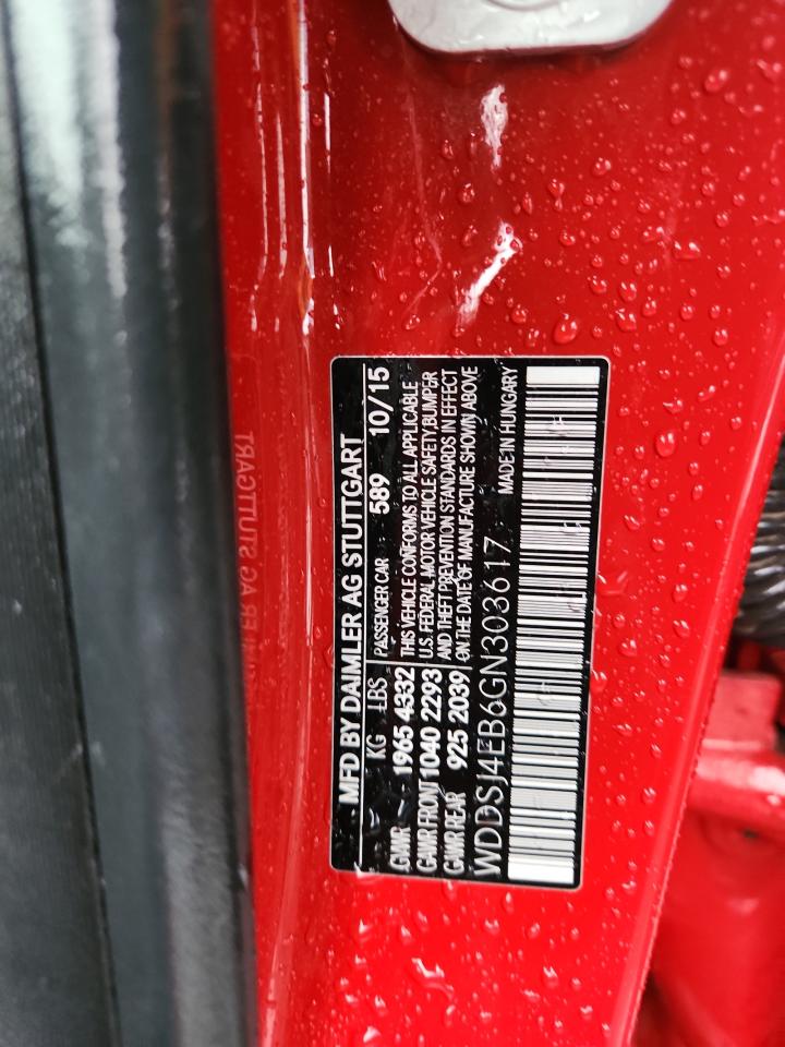 2016 MERCEDES-BENZ CLA 250 photo 12