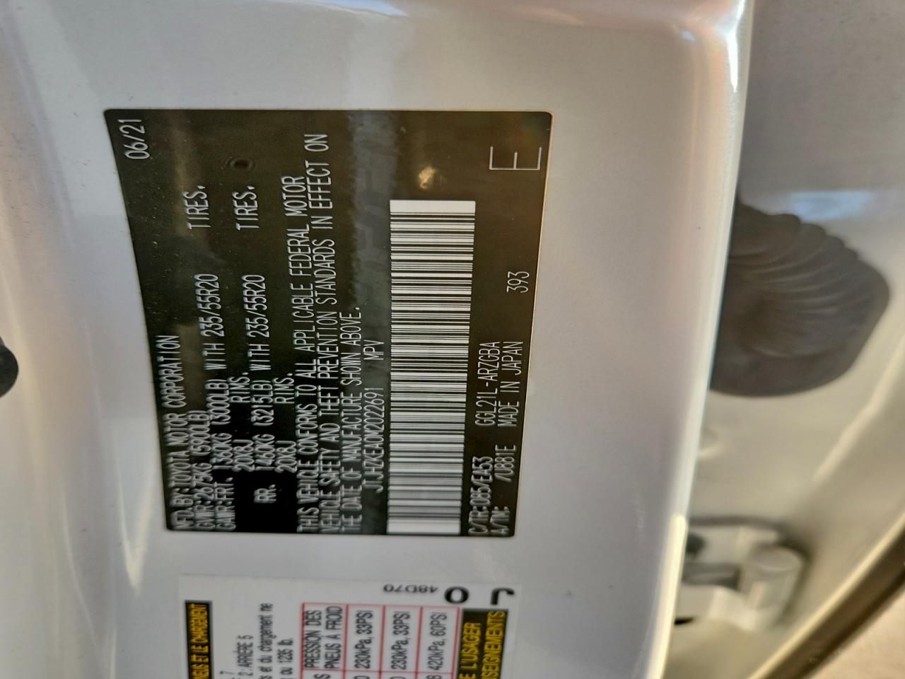 2021 LEXUS RX 350 L photo 13
