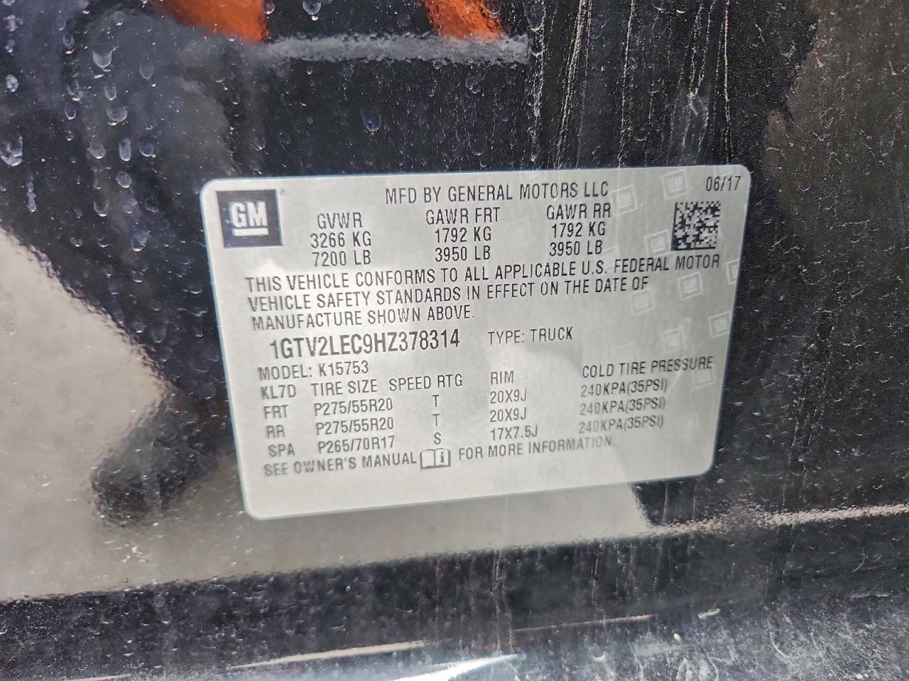 2017 GMC SIERRA K1500 photo 13